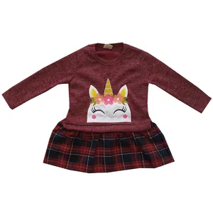 پیراهن دخترانه مدل تک شاخ 