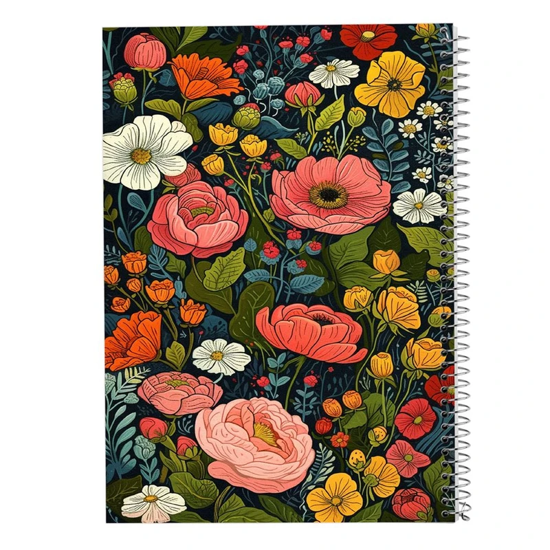 دفتر شطرنجی 50 برگ مدوپد طرح گل کد DF15906