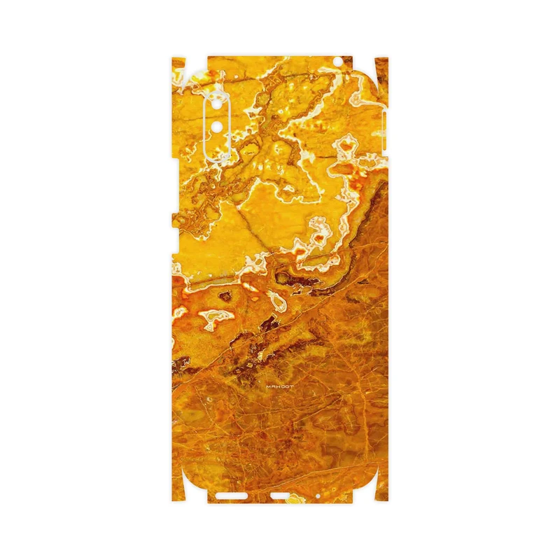 برچسب پوششی ماهوت مدل Gold Marble-FullSkin مناسب برای گوشی موبایل شیائومی Redmi 9A