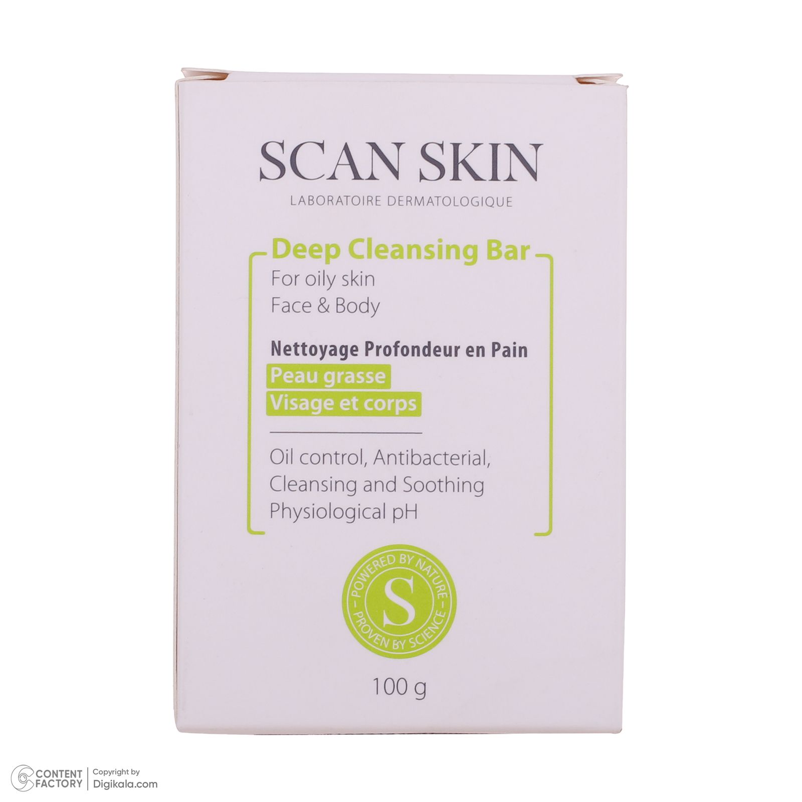 پن شستشو صورت و بدن اسکن اسکین مدل Deep Cleansing Bar مناسب پوستهای چرب وزن 100 گرم - - 7