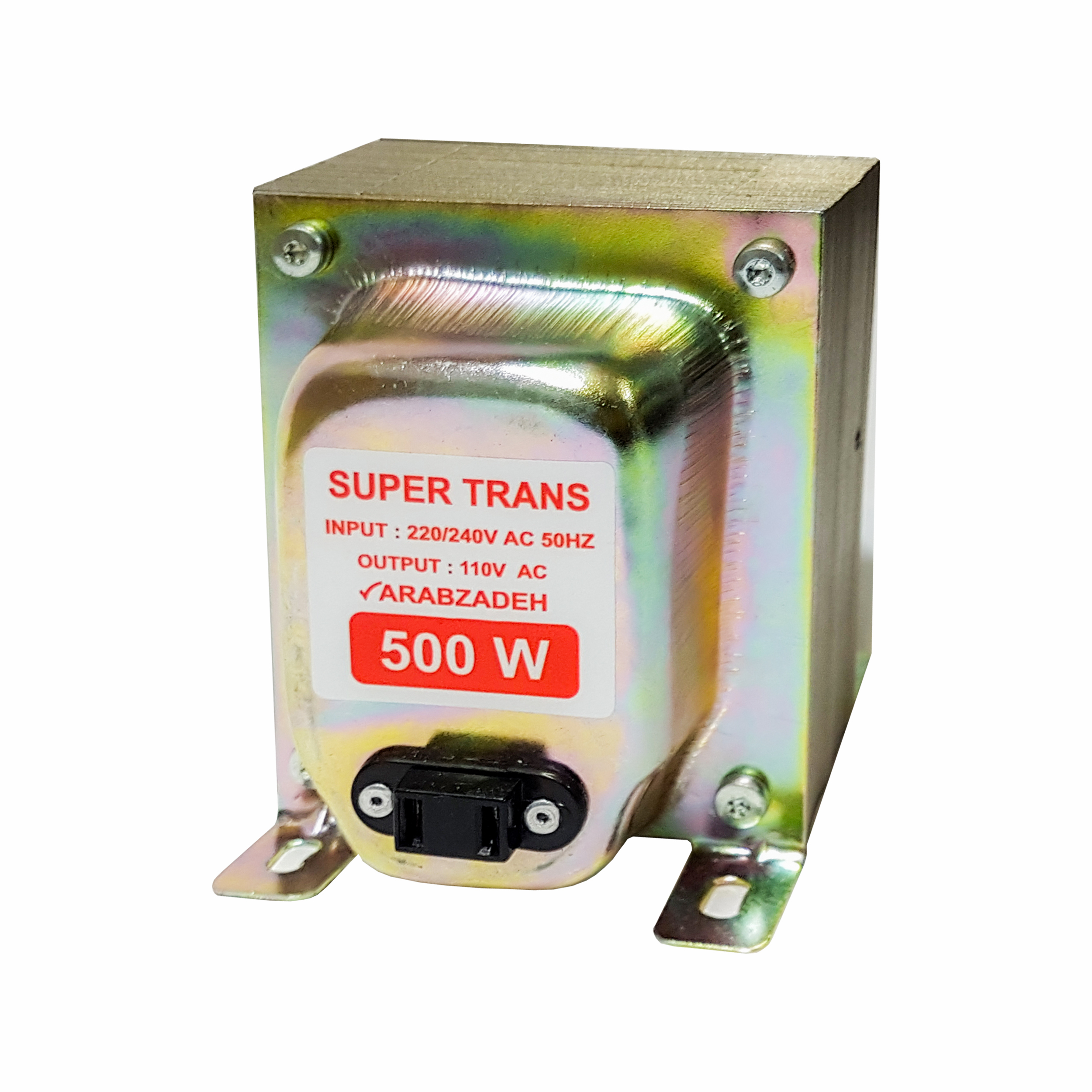 ترانس تبدیل ۲۲۰ به ۱۱۰ ولت مدل NT500w