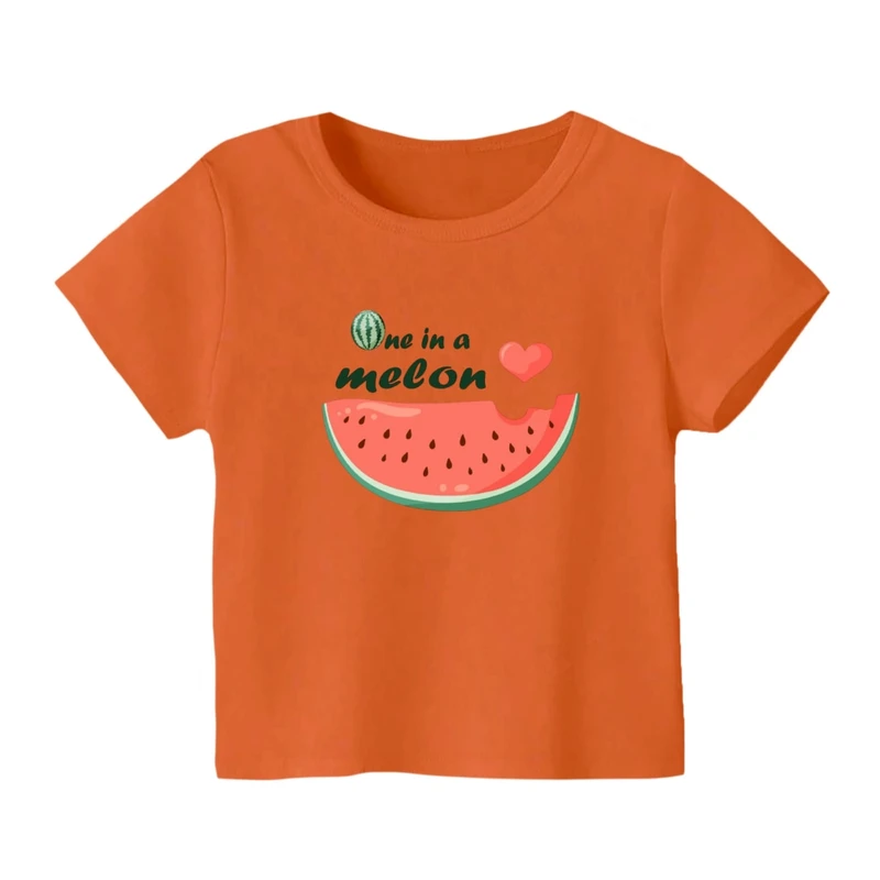 تی شرت آستین کوتاه بچگانه مدل هندوانه یلدایی کد 26