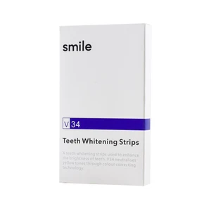 چسب سفید کننده دندان اسمایل مدل v34 بسته 7 عددی
