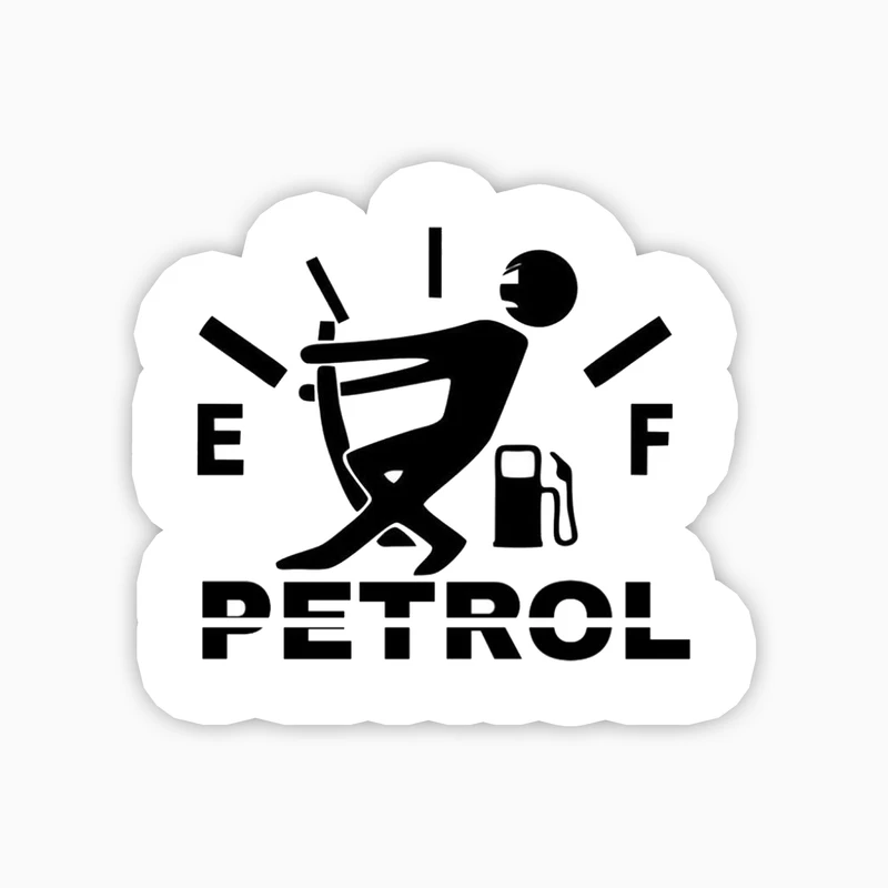 استیکر لپ تاپ و موبایل بووم طرح باک بنزین کد UV038