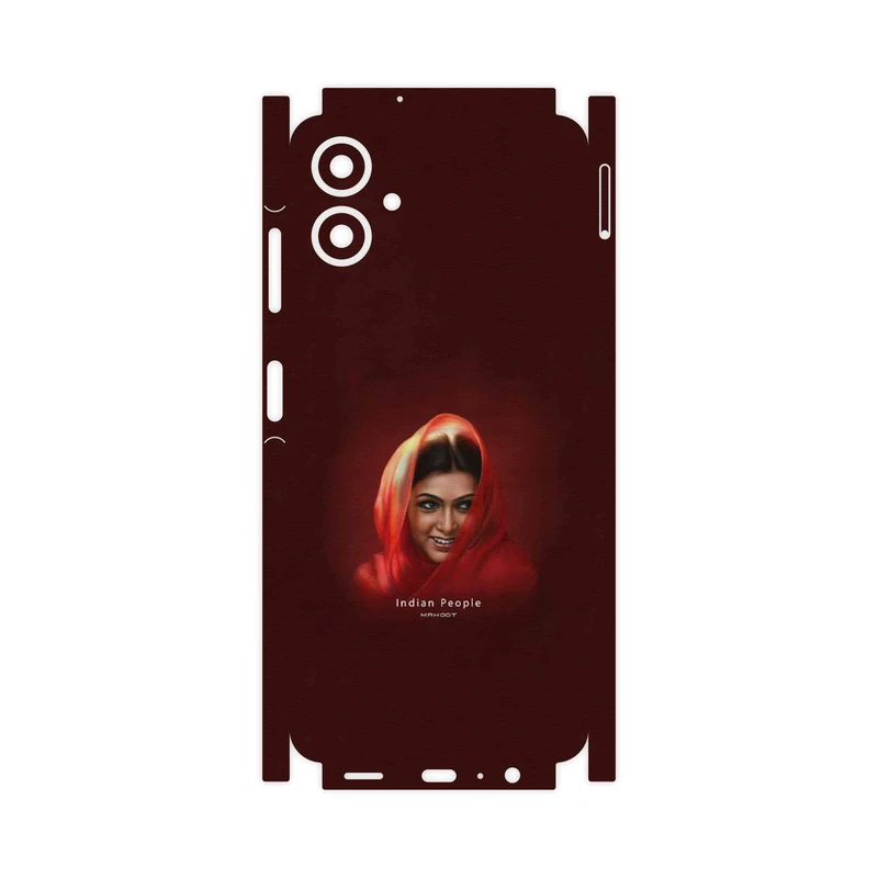 برچسب پوششی ماهوت مدل Portrait of an Indian Woman-FullSkin مناسب برای گوشی موبایل سامسونگ Galaxy A06