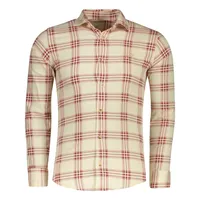 پیراهن آستین بلند یقه برگردان مردانه مدل POHST GOLDOZI