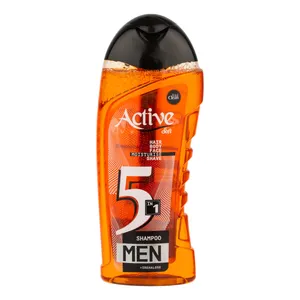 شامپو بدن اکتیو مدل 5in1 با رایحه خنک مناسب برای انواع پوست وزن 400 گرم
