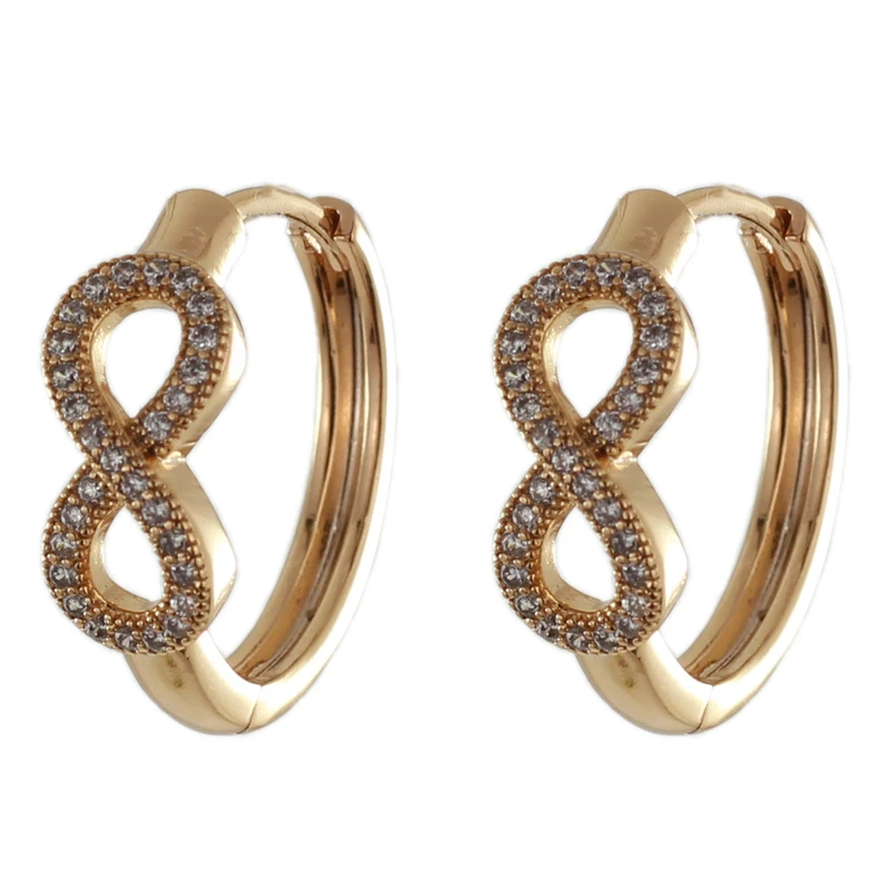 گوشواره زنانه ژوپینگ مدل بینهایت کد G82