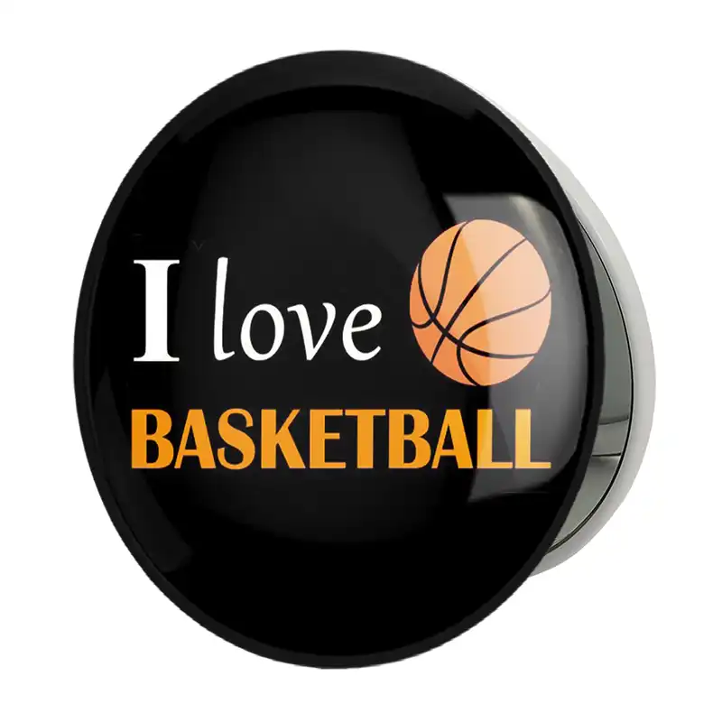 آینه جیبی خندالو طرح بسکتبال Basketball مدل تاشو کد 26455