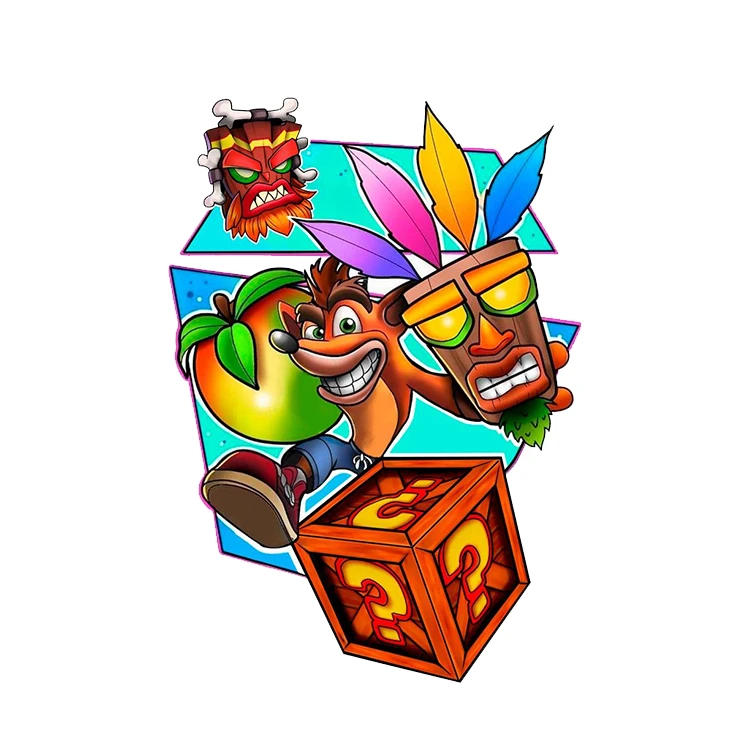 استیکر پارچه و لباس پاد آفرین مدل کراش ماشینی کد 2349