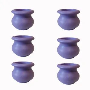 جاشمعی مدل گلدان کد 666 بسته 6 عددی