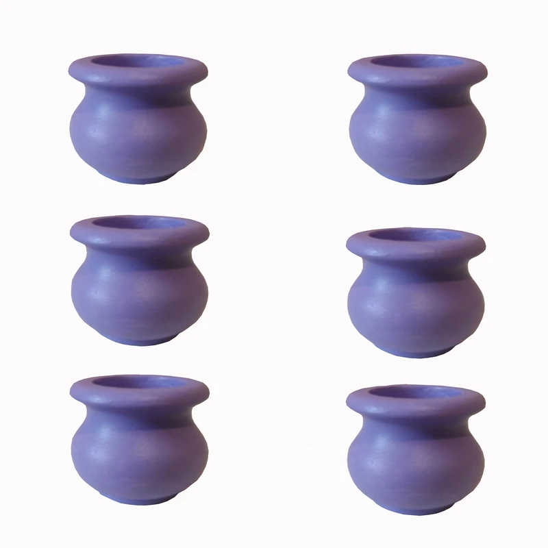 جاشمعی مدل گلدان کد 666 بسته 6 عددی