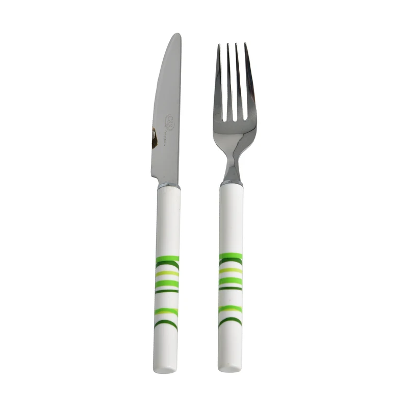 ست کاردوچنگال میوه خوری 12پارچه مدل گرد