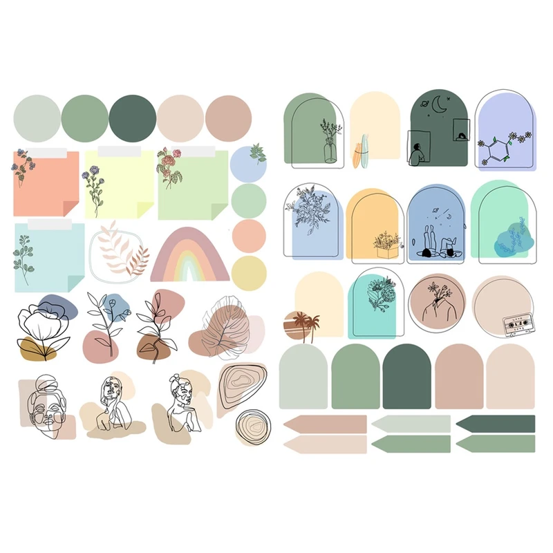 برچسب مدل بولت ژورنال اسکرپ بوک طرح یادداشت مینیمال 