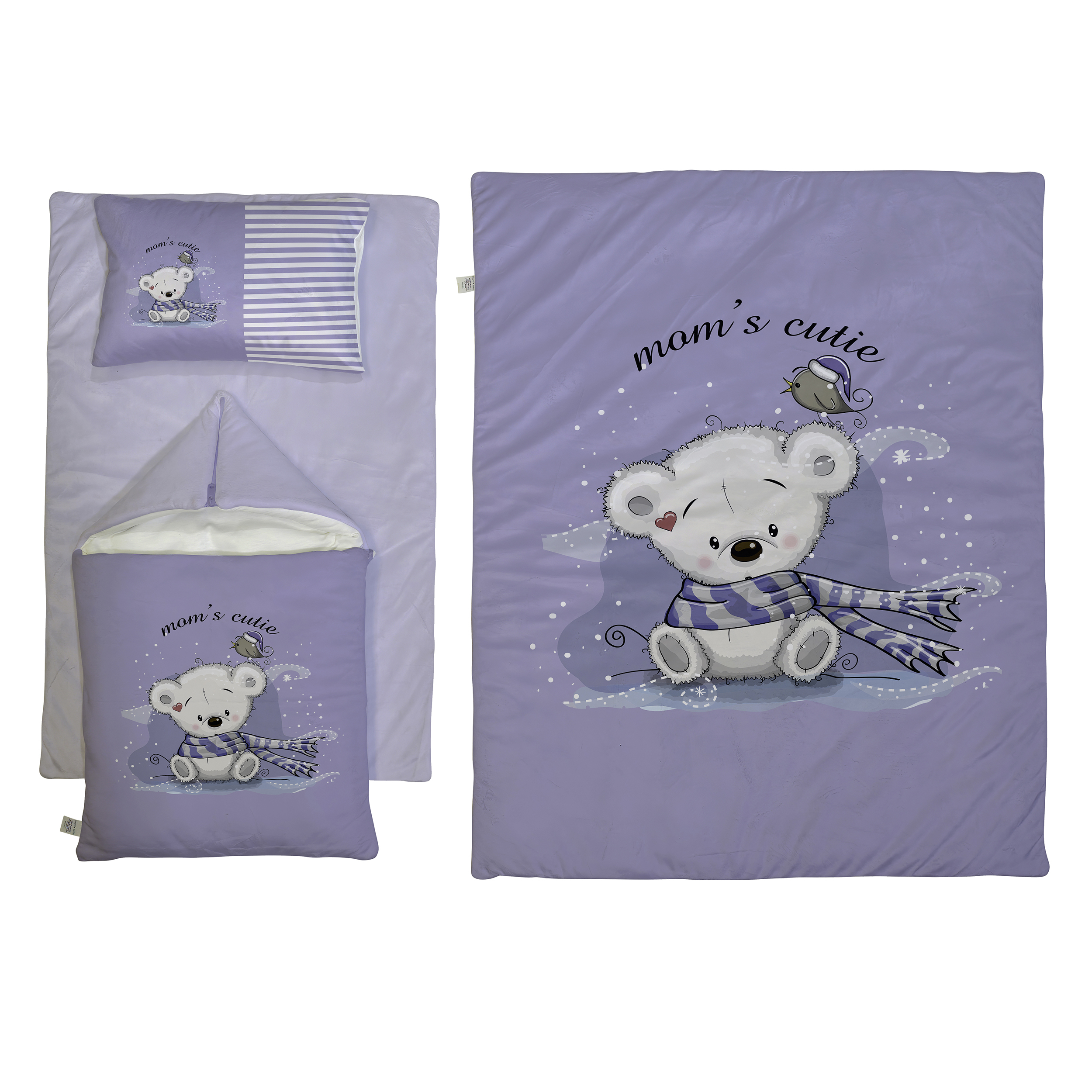 سرویس خواب  4 تکه مامزکیوتی مدل  کوالا یاسی SD--07