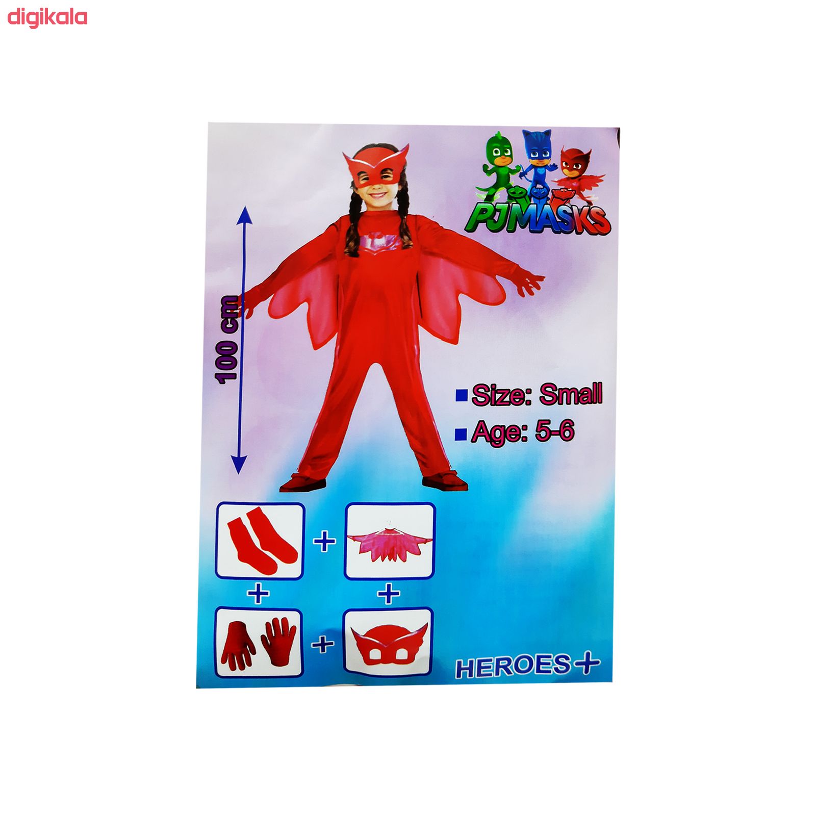 مشخصات قیمت و خرید ست ایفای نقش طرح گروه شب نقاب کد Pjmasks P 56 مجموعه پنج عددی دیجی کالا
