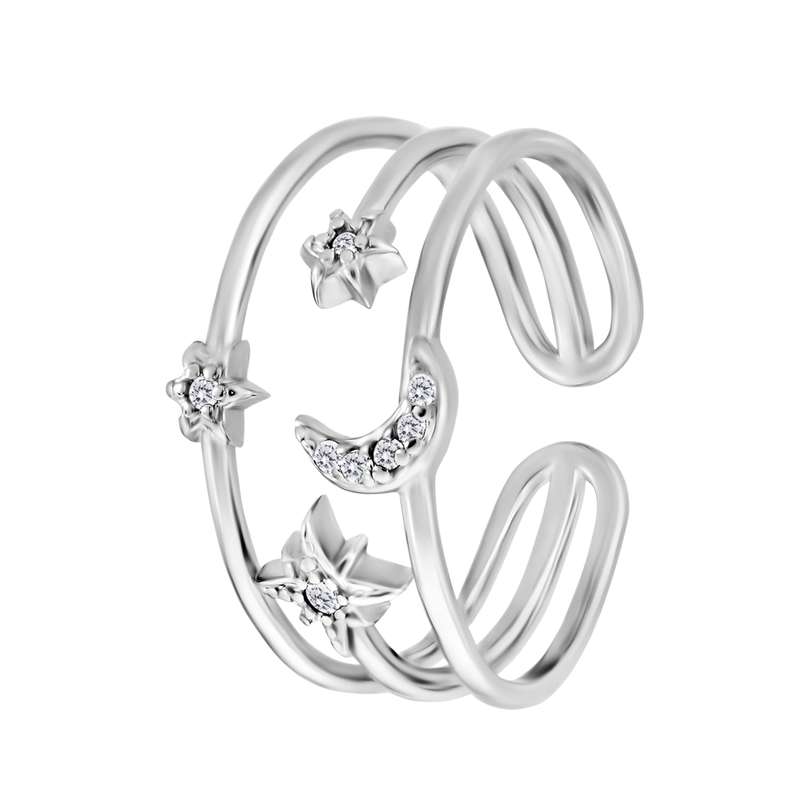 انگشتر نقره زنانه اقلیمه مدل AN140