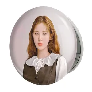 آینه جیبی خندالو طرح ساهیان گروه گرلز جنریشن Girls Generation مدل تاشو کد 12982 