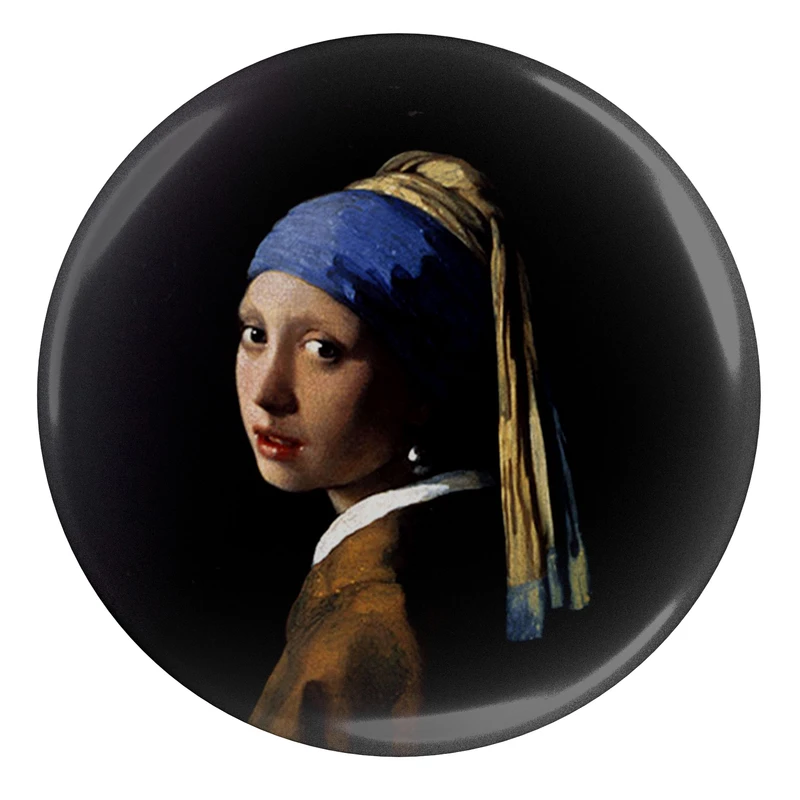 پیکسل مدل نقاشی دختری با گوشواره مروارید از فرمیر کد s15152