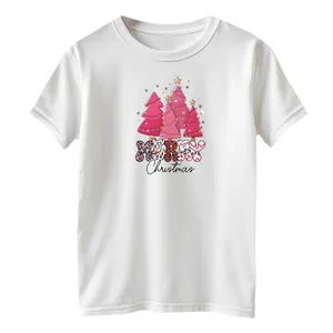 تی شرت آستین کوتاه بچگانه مدل کریسمسی کد 011 رنگ سفید
