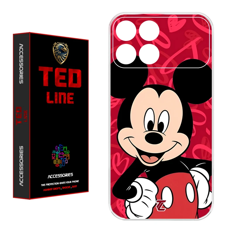 کاور تدلاین طرح میکی موس کد 1148 مناسب برای گوشی موبایل شیائومی Poco X6 Pro