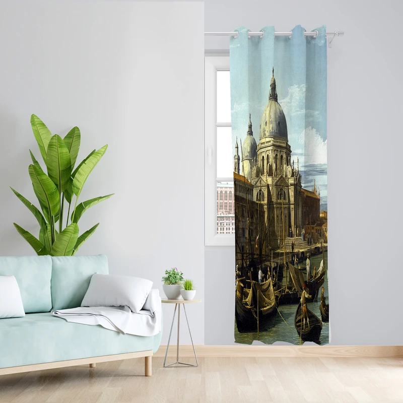 پرده طرح ونیز مدل مخمل پانچی کد 4261 z سایز 140x200 سانتی متر