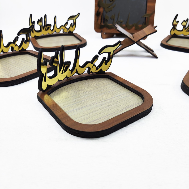 ست 8 تکه هفت سین چوبی مبین ایده مدل آمد بهار جان ها کد 111