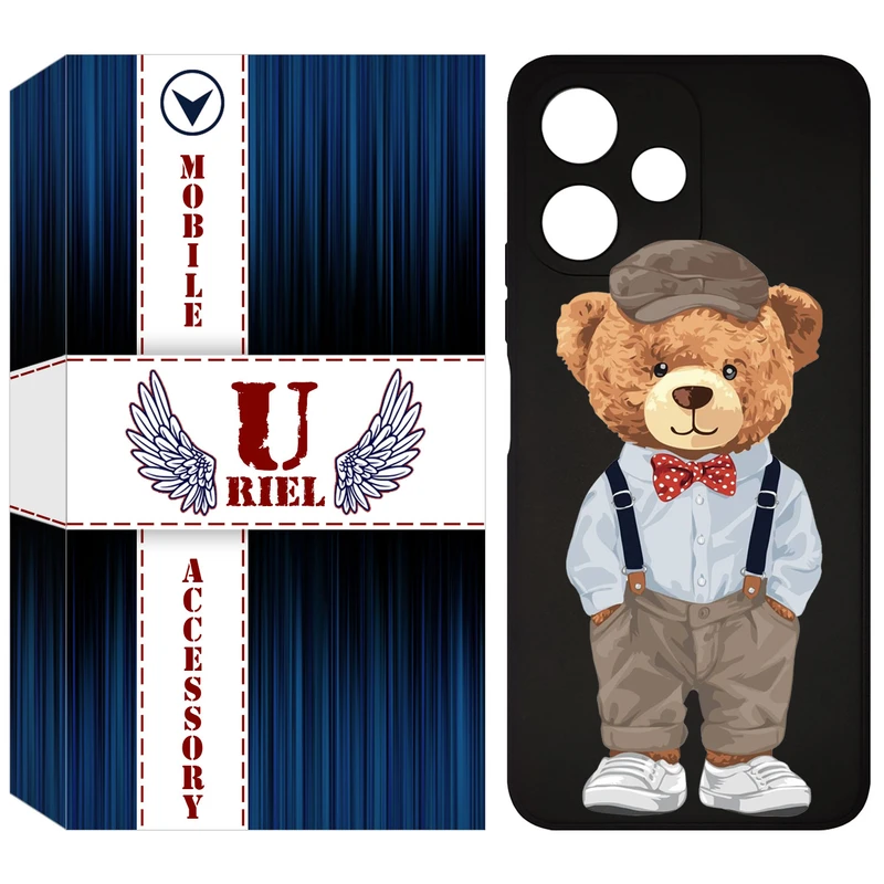 کاور یوریل مدل KSH کد 41 طرح تدی مناسب برای گوشی موبایل شیائومی Redmi 12 5G / Redmi Note 12R / Poco M6 Pro 5G