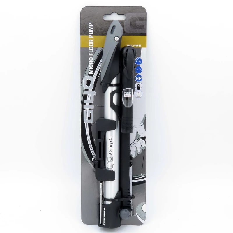 عکس شماره 14 : تلمبه دستی مدل giyo کد 1424 با 140 سی سی حجم هوای تزریقی در هر پمپاژ