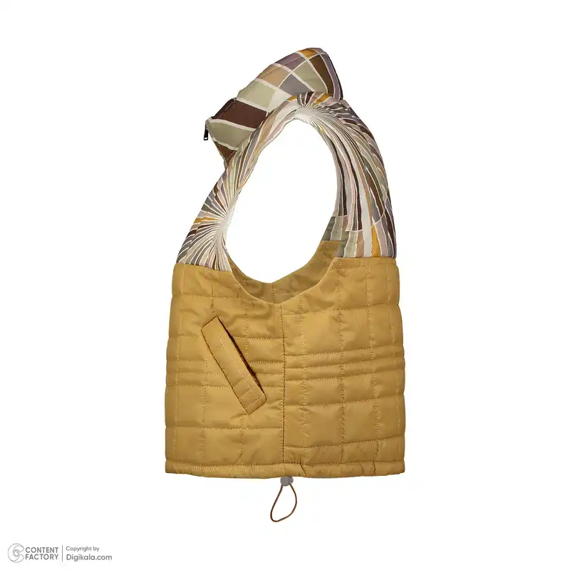 پافر زنانه نیزل مدل 0091-013 رنگ خردلی