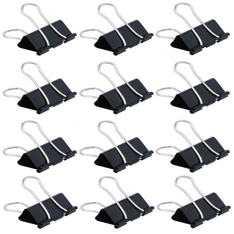 گیره کاغذ کی دبلیو تریو مدل 15 mil بسته 12 عددی