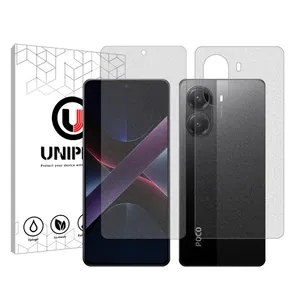 Unipro 5 Star model matte screen protector suitable for Xiaomi Poco X7 Pro mobile phone Along with the phone back protector