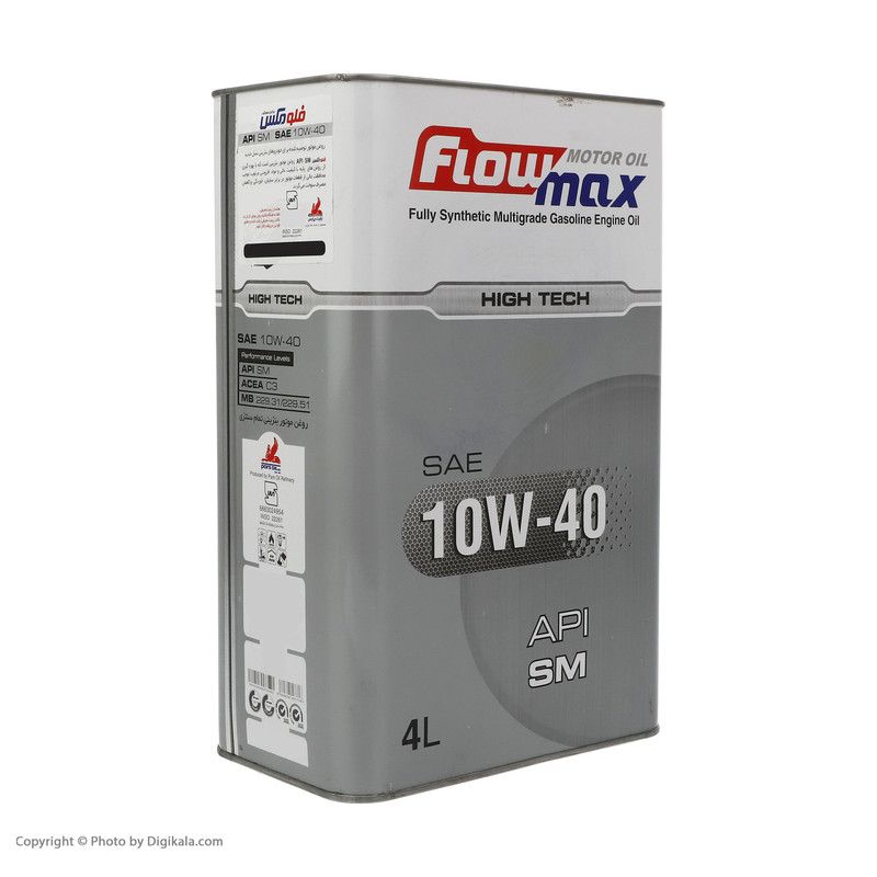 روغن موتور خودرو فلومکس مدل HIGH TECH 10W40 حجم 4 لیتر