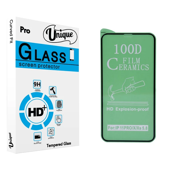 محافظ صفحه نمايش يونيک مدل +Clear مناسب براي گوشي موبايل اپل iphone x/11pro