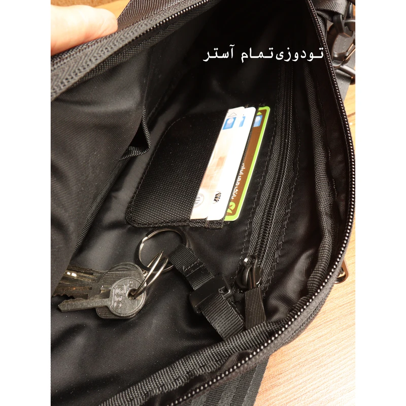عکس شماره 8 : کیف کراس بادی مردانه مدل sb53 دارای 5 محفظه