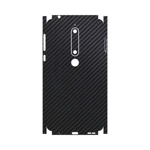 MAHOOT Black-Carbon-Fiber-FullSkin Cover Sticker for Nokia 6.1