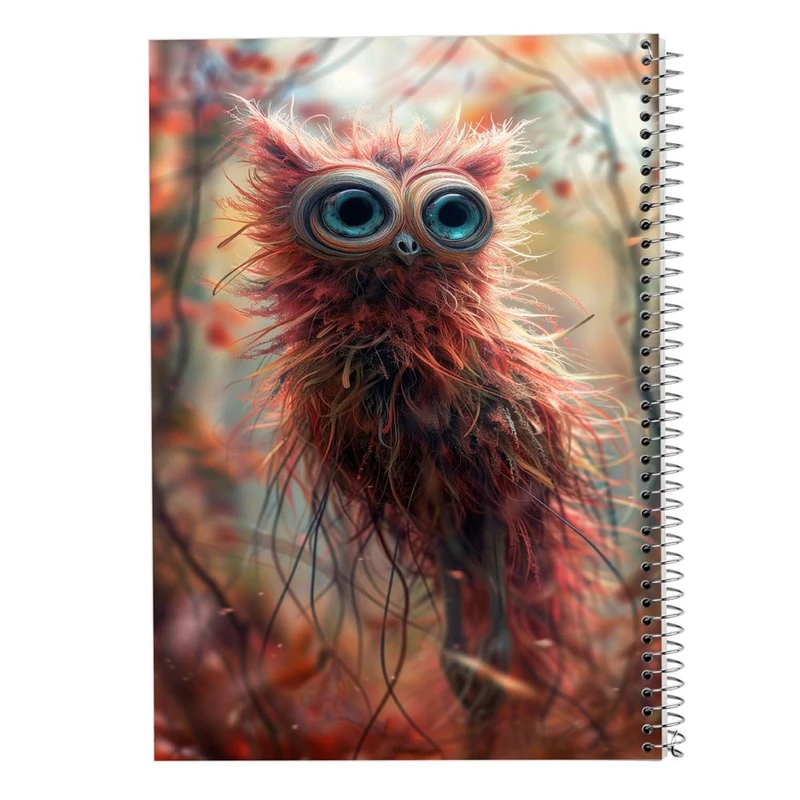 دفتر شطرنجی 50 برگ مدوپد طرح موجودات فانتزی کد DF16397