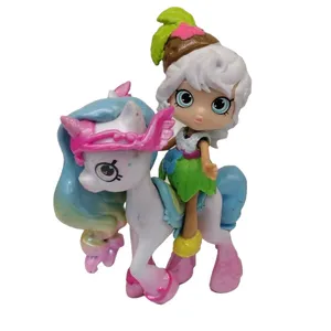 اکشن فیگور مدل دختر و اسب پونی مجموعه 2 عددی