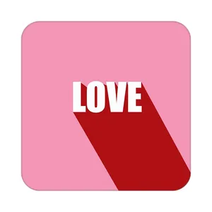 زیر لیوانی کاکتی طرح عاشقانه مدل mp38966