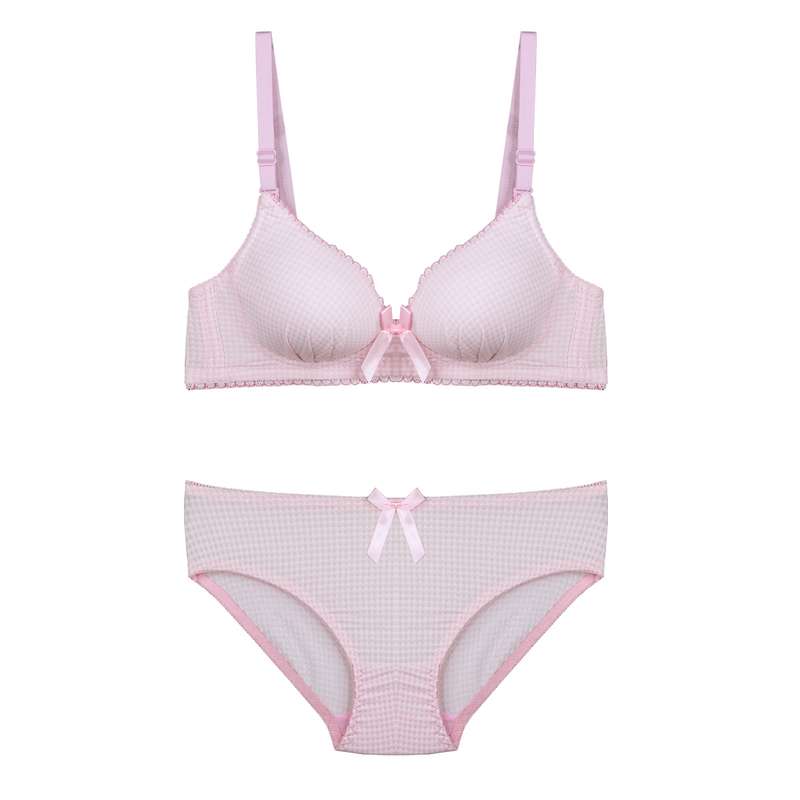 ست شورت و سوتین زنانه مدل شطرنجی کد s418-1