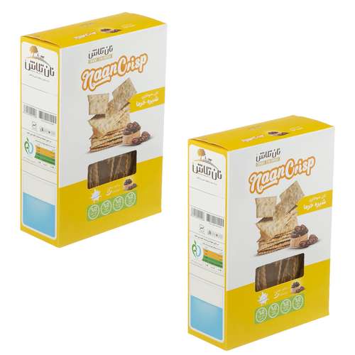 بیسکویت رژیمی با طعم شیره خرما تلاش - 300 گرم بسته 2 عددی