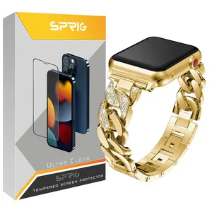 بند اسپریگ مدل CTR Diamond مناسب برای اپل واچ Ultra 49mm