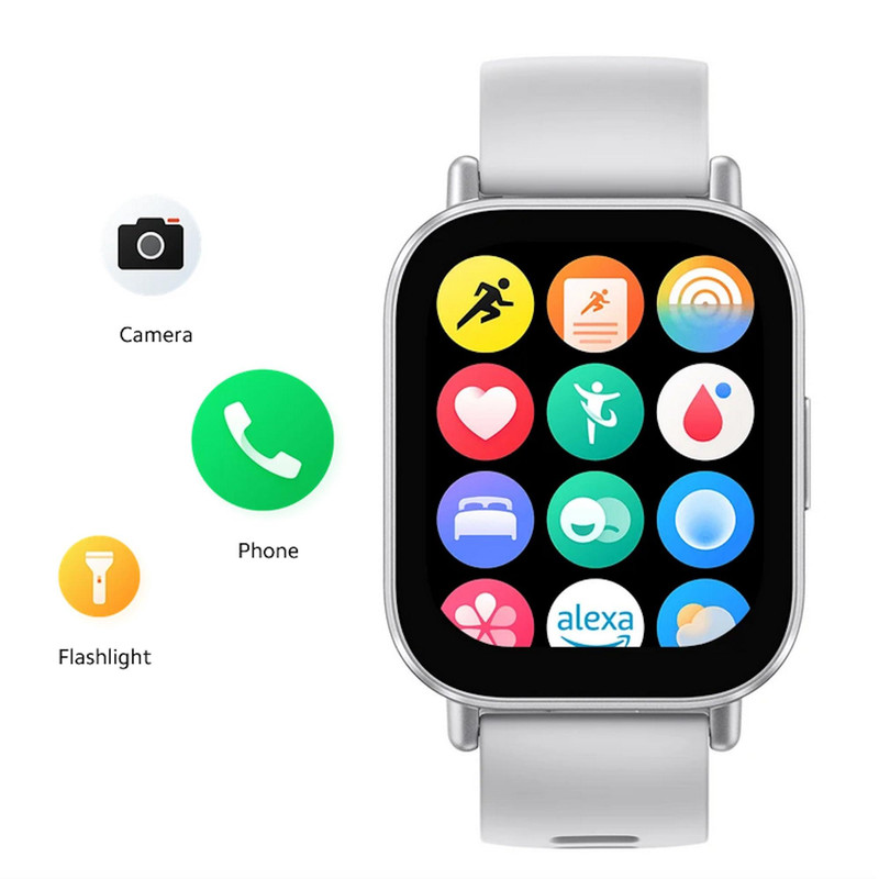 خرید و قیمت ساعت هوشمند شیائومی مدل Redmi Watch 5 Active دارای قابلیت های قابلیت مکالمه از طریق بلوتوث، قابلیت تغییر طرح ساعت یا تم بند پلاستیک
