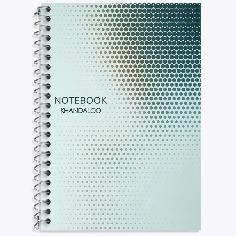 دفتر زبان 50 برگ خندالو مدل سه خط طرح مدرن کد N114