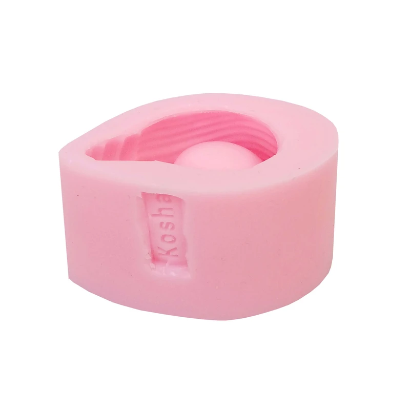 قالب شمع کوشا مدل صدف گوش ماهی کد 6cm