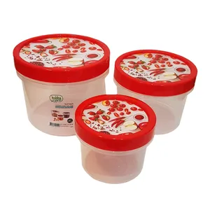 ظرف نگهدارنده هوبی لایف طرح آلینا مدل SoFresh-A مجموعه 3 عددی