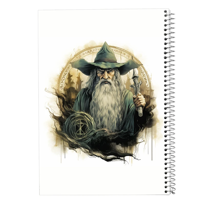 دفتر شطرنجی 50 برگ مدوپد مدل  ارباب حلقه ها The Lord of the Rings کد DF3124