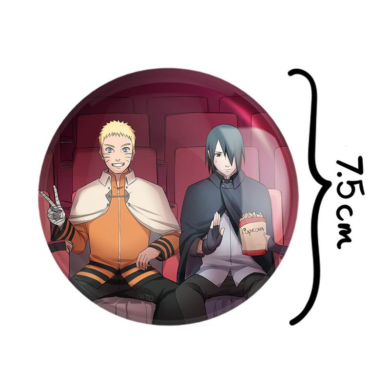 آینه جیبی خندالو مدل ساسکه و ناروتو انیمه بوروتو Boruto  کد 13144