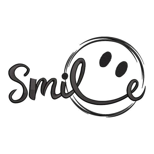  استیکر پارچه و لباس پاد آفرین طرح خنده کد 4641