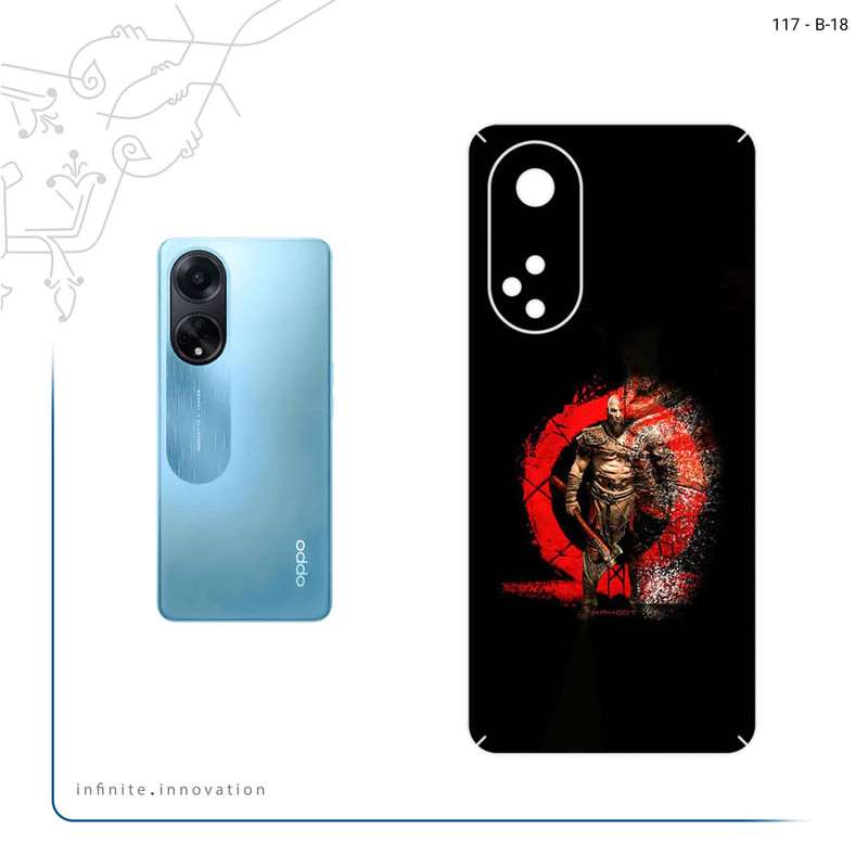 برچسب پوششی ماهوت مدل GOD_OF_WAR مناسب برای گوشی موبایل اپو A98